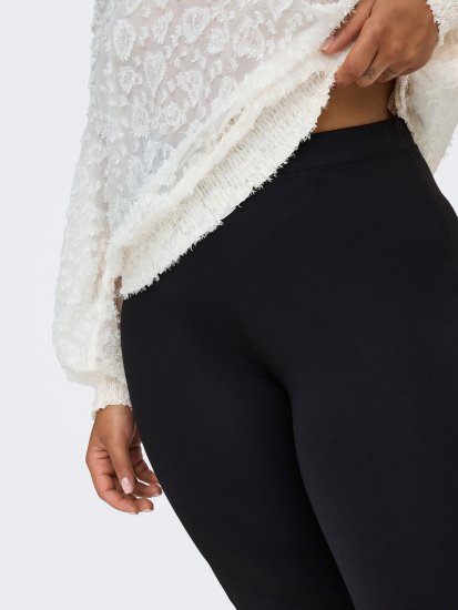 Only Carmakoma Pever Flared Pants Black - Pantaloni - 