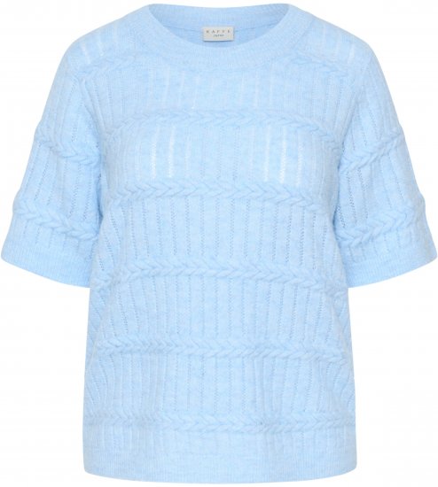 Kaffe Curve Minia Pullover Powder Blue Melange - Maglioni lavorati a maglia - 