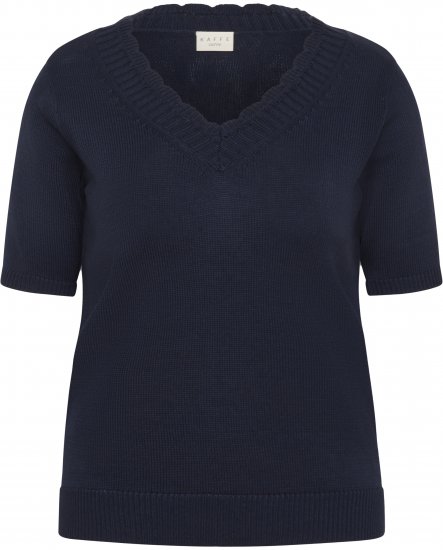 Kaffe Curve Leani Knitted Pullover Midnight Marine - Maglioni lavorati a maglia - 