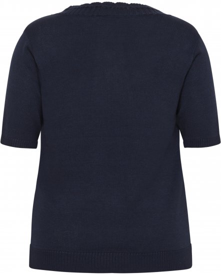 Kaffe Curve Leani Knitted Pullover Midnight Marine - Maglioni lavorati a maglia - 