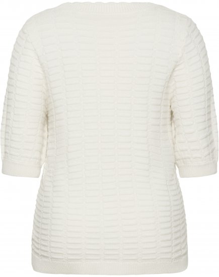 Kaffe Curve Lotia Pullover Chalk - Maglioni lavorati a maglia - 
