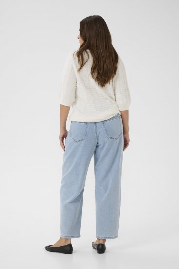 Kaffe Curve Lotia Pullover Chalk - Maglioni lavorati a maglia - 