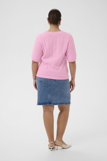 Kaffe Curve Lotia Pullover Pink Frosting - Maglioni lavorati a maglia - 