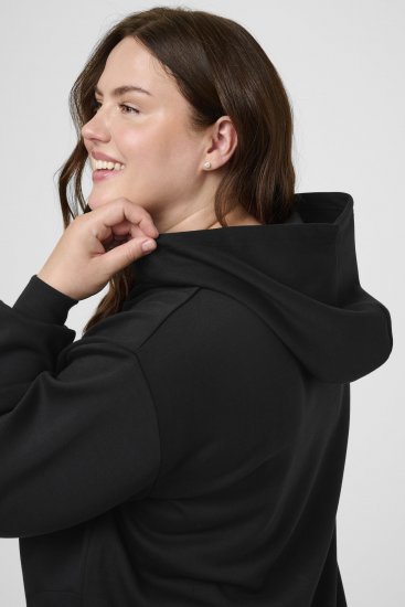 Kaffe Curve Annita Sweatshirt Black - Felpe con cappuccio - 