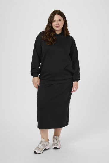 Kaffe Curve Annita Sweatshirt Black - Felpe con cappuccio - 