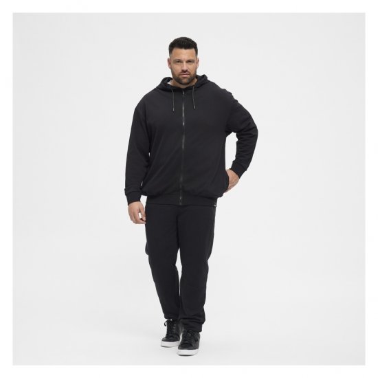 North Latitude Full Zip Hoodie Black - Felpe & felpe con cappuccio - Felpe & Felpe con Cappuccio Uomo Taglie Forti