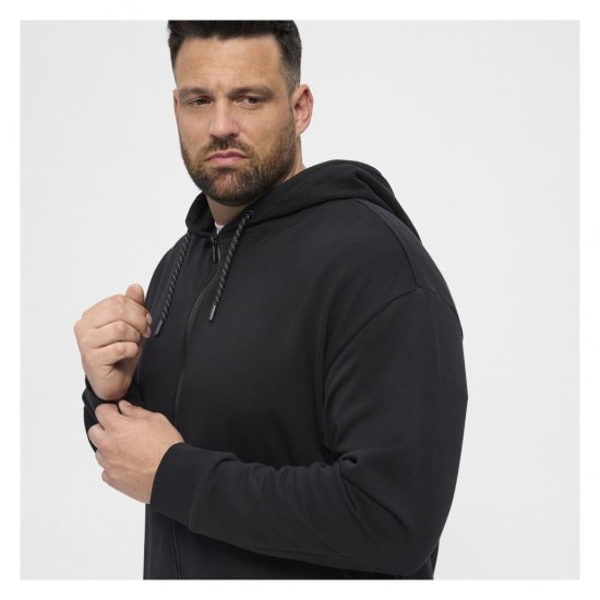 North Latitude Full Zip Hoodie Black - Felpe & felpe con cappuccio - Felpe & Felpe con Cappuccio Uomo Taglie Forti