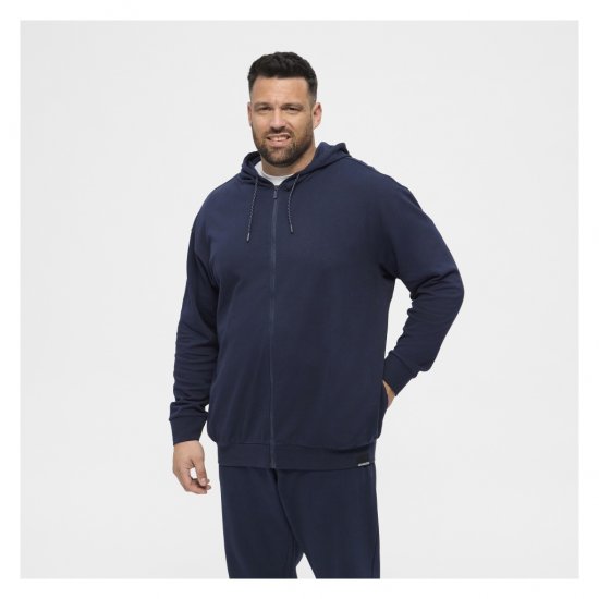 North Latitude Full Zip Hoodie Navy - Felpe & felpe con cappuccio - Felpe & Felpe con Cappuccio Uomo Taglie Forti