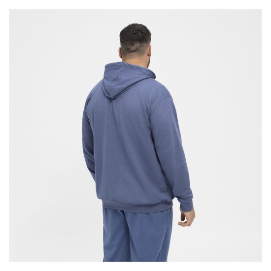 North Latitude Cardigan Hoodie Blue - Felpe & felpe con cappuccio - Felpe & Felpe con Cappuccio Uomo Taglie Forti