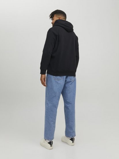 Jack & Jones Hunt Hoodie Black - Felpe & felpe con cappuccio - Felpe & Felpe con Cappuccio Uomo Taglie Forti