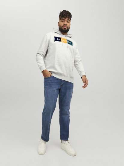 Jack & Jones Codyy Hoodie White - Felpe & felpe con cappuccio - Felpe & Felpe con Cappuccio Uomo Taglie Forti