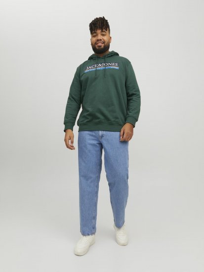 Jack & Jones Codyy Hoodie Green - Felpe & felpe con cappuccio - Felpe & Felpe con Cappuccio Uomo Taglie Forti