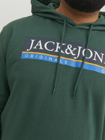 Jack & Jones Codyy Hoodie Green - Felpe & felpe con cappuccio - Felpe & Felpe con Cappuccio Uomo Taglie Forti