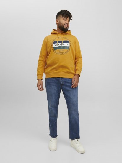 Jack & Jones Codyy Hoodie Yellow - Felpe & felpe con cappuccio - Felpe & Felpe con Cappuccio Uomo Taglie Forti