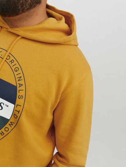 Jack & Jones Codyy Hoodie Yellow - Felpe & felpe con cappuccio - Felpe & Felpe con Cappuccio Uomo Taglie Forti