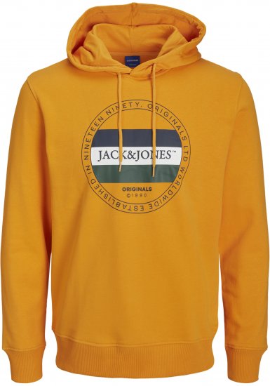 Jack & Jones Codyy Hoodie Yellow - Felpe & felpe con cappuccio - Felpe & Felpe con Cappuccio Uomo Taglie Forti