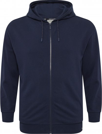 North Latitude Denim Hooded Full-Zip Sweatshirt Navy TALL - TALL felpe - 