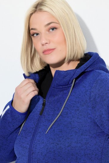 Ulla Popken Sweater Knit Fleece Hoodie Capri Blue - Felpe & felpe con cappuccio - Felpe, Hoodie e Maglieria Calda