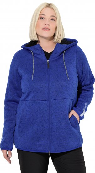 Ulla Popken Sweater Knit Fleece Hoodie Capri Blue - Felpe & felpe con cappuccio - Felpe, Hoodie e Maglieria Calda