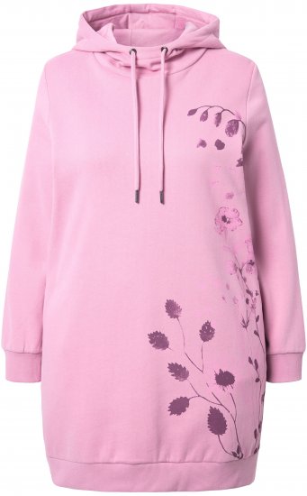 Ulla Popken Oversized Grass Graphic Hoodie Wildberry - Felpe & felpe con cappuccio - Felpe, Hoodie e Maglieria Calda