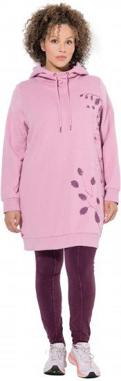 Ulla Popken Oversized Grass Graphic Hoodie Wildberry - Felpe & felpe con cappuccio - Felpe, Hoodie e Maglieria Calda