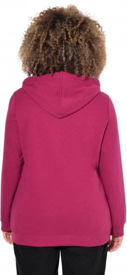 Ulla Popken Rock Sequined Hoodie Ruby - Felpe & felpe con cappuccio - 