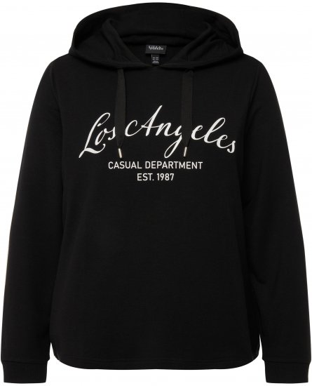 Ulla Popken City Name Graphic Hoodie Black - Felpe & felpe con cappuccio - 