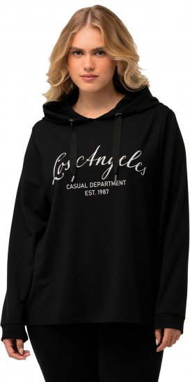 Ulla Popken City Name Graphic Hoodie Black - Felpe & felpe con cappuccio - 