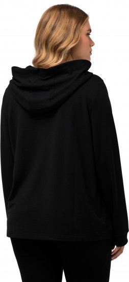 Ulla Popken City Name Graphic Hoodie Black - Felpe & felpe con cappuccio - 