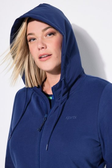Ulla Popken Athletic Department Hoodie Navy - Felpe & felpe con cappuccio - Felpe, Hoodie e Maglieria Calda