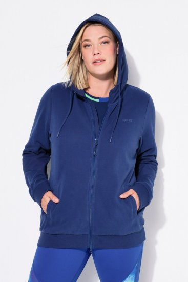Ulla Popken Athletic Department Hoodie Navy - Felpe & felpe con cappuccio - Felpe, Hoodie e Maglieria Calda