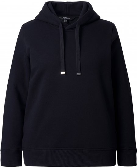 Ulla Popken Relaxed Fit Long Sleeve Hoodie Black - Felpe & felpe con cappuccio - Felpe, Hoodie e Maglieria Calda