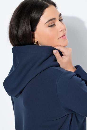 Ulla Popken Relaxed Fit Long Sleeve Hoodie Navy - Felpe & felpe con cappuccio - Felpe, Hoodie e Maglieria Calda