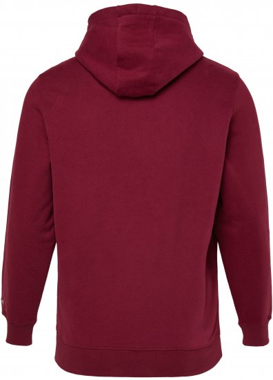 JP1880 Hoodie with Embroidery Aubergine - Felpe & felpe con cappuccio - Felpe & Felpe con Cappuccio Uomo Taglie Forti