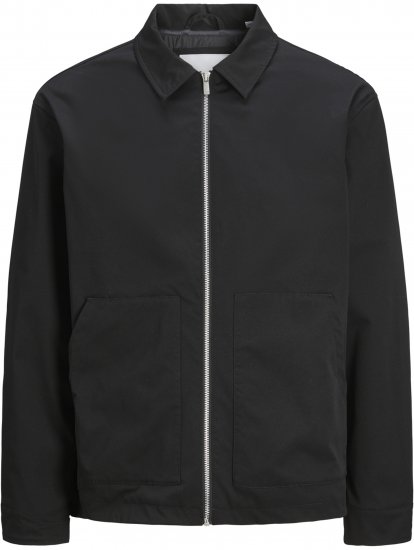 Jack & Jones Winson Worker Jacket Black - Giubbotti - Giubbotti Uomo Taglie Forti
