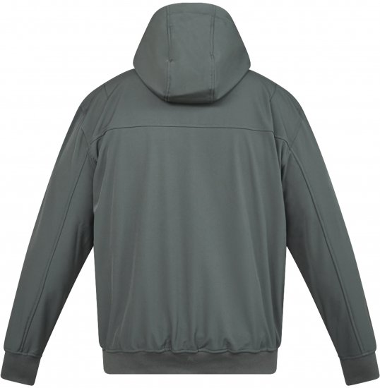 North Latitude 61301 Giacca Softshell con Cappuccio Rimovibile Verde Scuro - Giubbotti - Giubbotti Uomo Taglie Forti