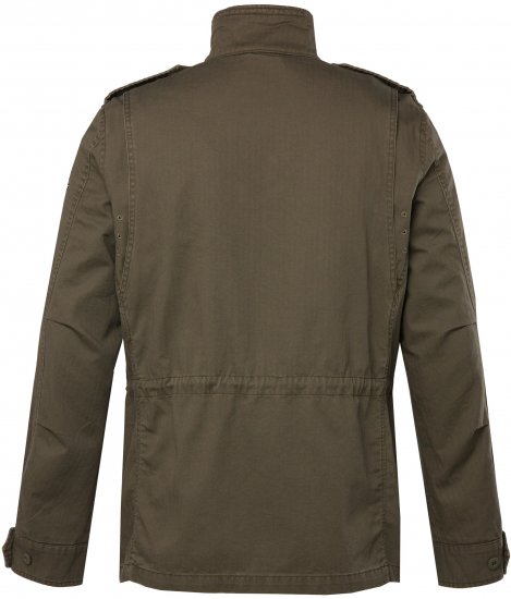 JP1880 Field Jacket with Badges Vintage Look TALL Moss Green - TALL giubbotti - 