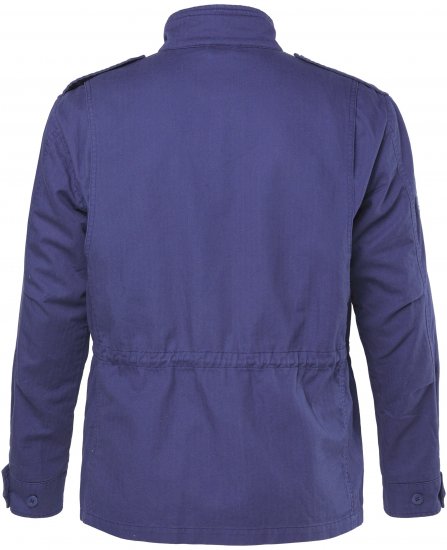 JP1880 Field Jacket with Badges Vintage Look Light Azure Blue - Giubbotti - Giubbotti Uomo Taglie Forti