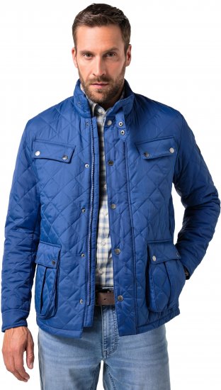 JP1880 Quilted with Multiple Pockets Jacket Dark Blue - Giubbotti - Giubbotti Uomo Taglie Forti