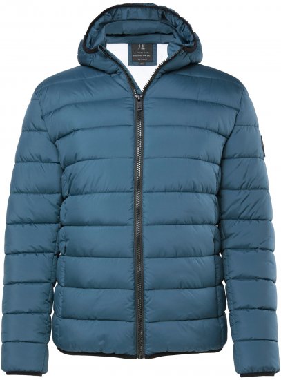 JP1880 Quilted Hooded Jacket Deep Blue - Giubbotti - Giubbotti Uomo Taglie Forti