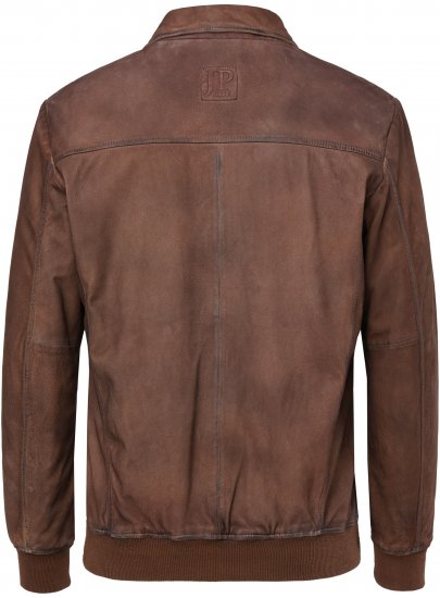 JP1880 Finest Goat Suede Leather Blouson Tobacco Brown - Giubbotti - Giubbotti Uomo Taglie Forti