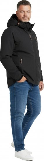 Dobsom Minnesota Giacca Antivento e Impermeabile Nera - Abbigliamento sportivo & Outdoor - Abbigliamento Sportivo Uomo Taglie Forti