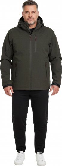Dobsom Minnesota Giacca Antivento e Impermeabile Marrone Scuro - Abbigliamento sportivo & Outdoor - Abbigliamento Sportivo Uomo Taglie Forti