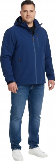 Dobsom Minnesota Giacca Antivento e Impermeabile Blu - Abbigliamento sportivo & Outdoor - Abbigliamento Sportivo Uomo Taglie Forti