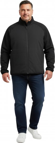 Dobsom Hybrid Giacca Nera - Abbigliamento sportivo & Outdoor - Abbigliamento Sportivo Uomo Taglie Forti