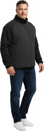 Dobsom Hybrid Giacca Nera - Abbigliamento sportivo & Outdoor - Abbigliamento Sportivo Uomo Taglie Forti