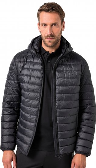 Jay-Pi Jacket Lightly Quilted Warm Black - Giubbotti - Giubbotti Uomo Taglie Forti