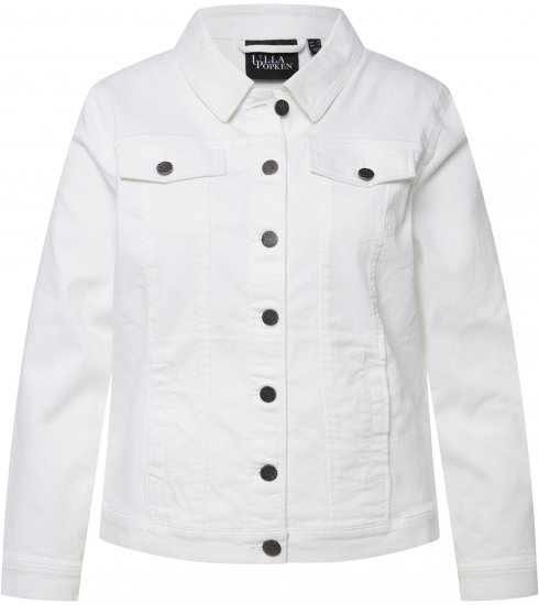 Ulla Popken Denim Jacket White - Giacche - 
