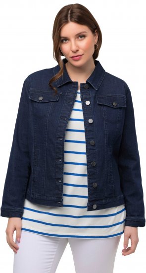 Ulla Popken Denim Jacket Blue Denim - Giacche - 