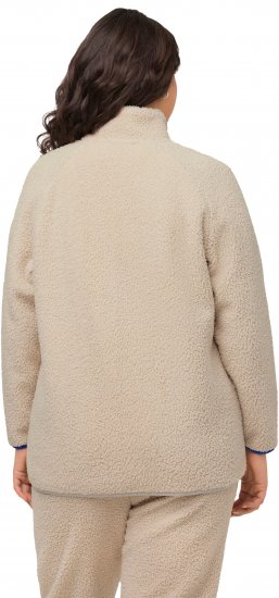 Ulla Popken Teddy Fleece Jacket Vanilla - Giacche - 